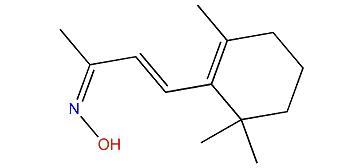 (E)-4-(2,6,6-Trimethylcyclohex-1-enyl)-3-buten-2-one oxime